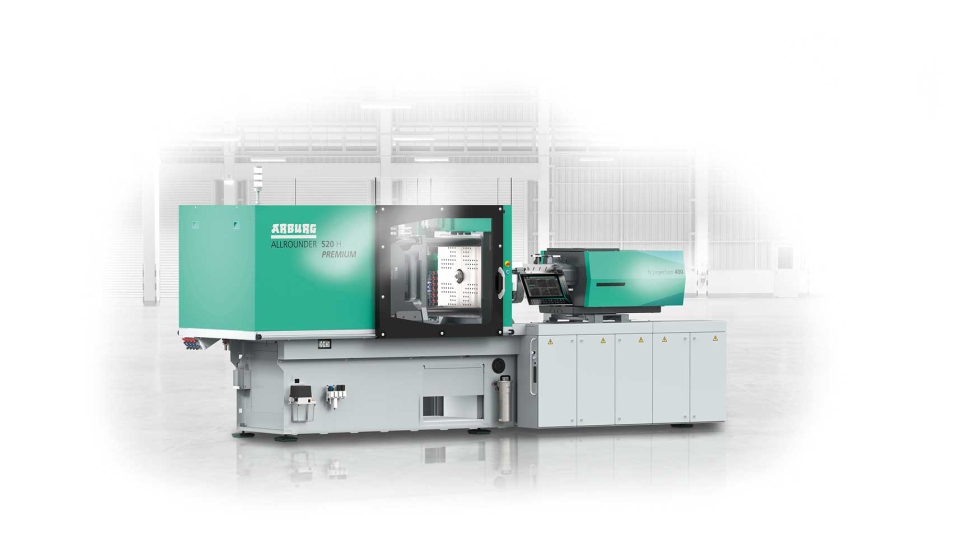 A verso 520 alarga a gama Allrounder hbrida com uma nova tecnologia de mquina. Foto: Arburg