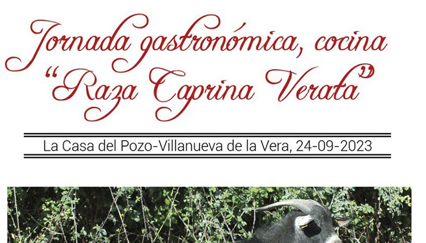 Foto de Jornada gastronmica para potenciar los productos derivados de la raza caprina Verata