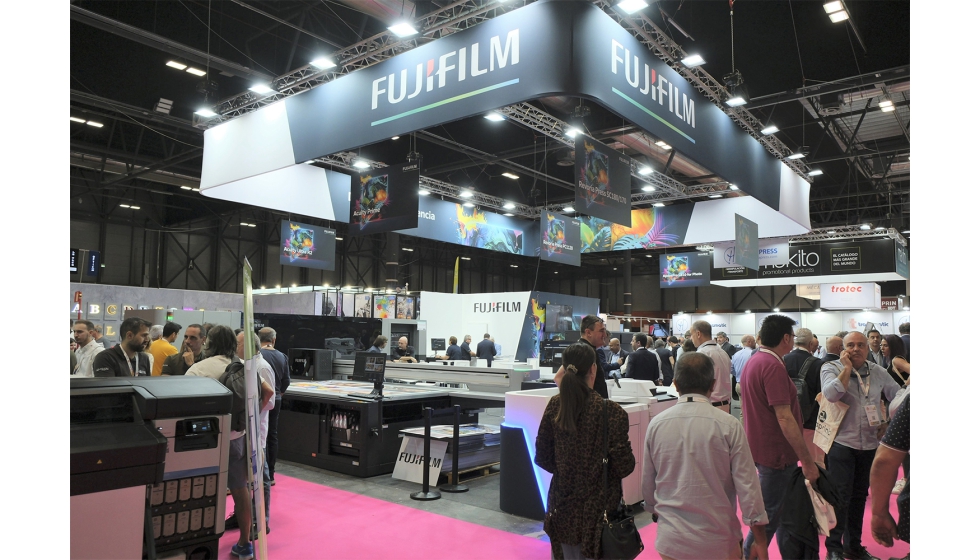 Stand de Fujifilm en C!Print Madrid 2023