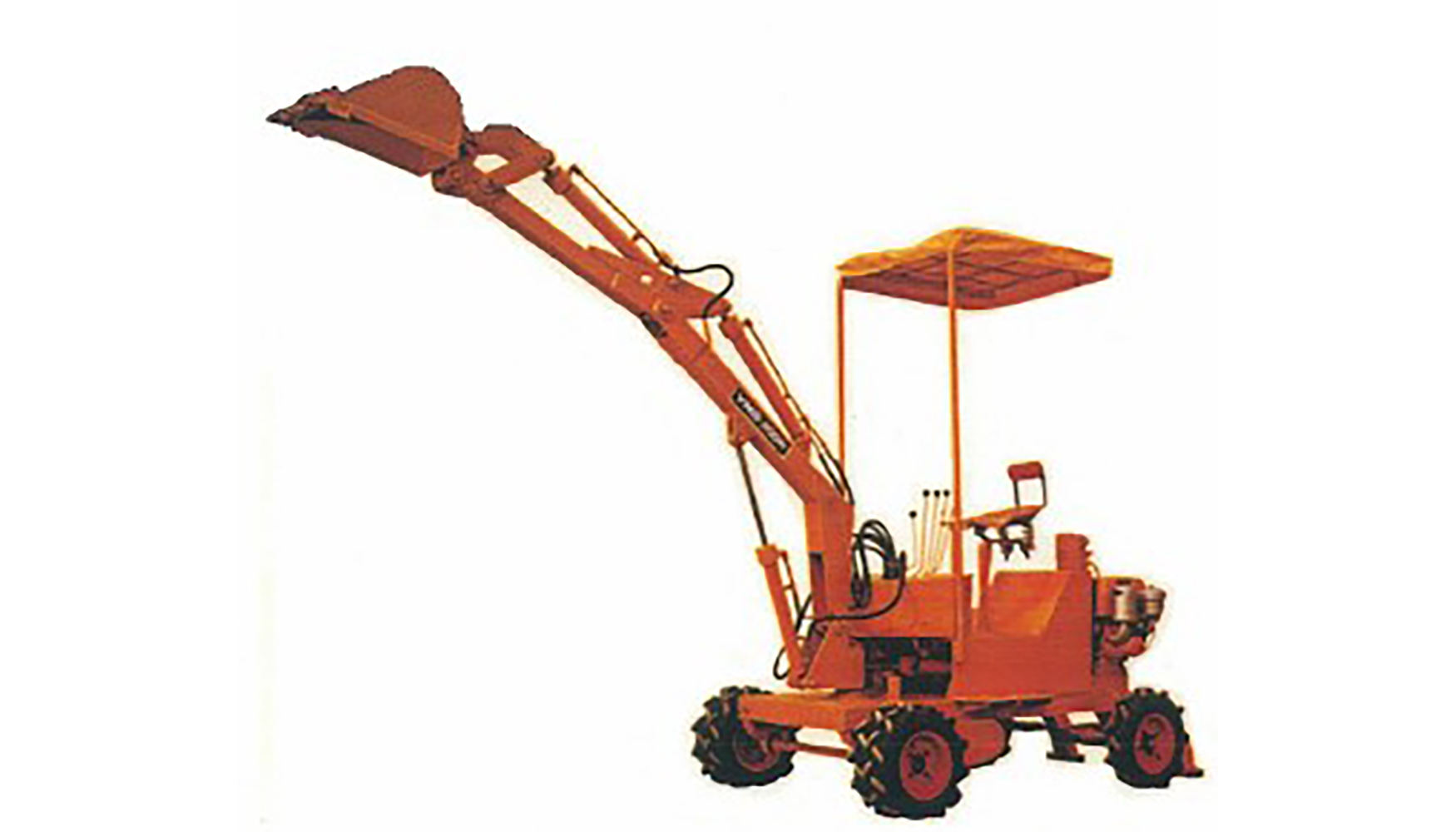 YNB300, a primeira miniescavadora da Yanmar