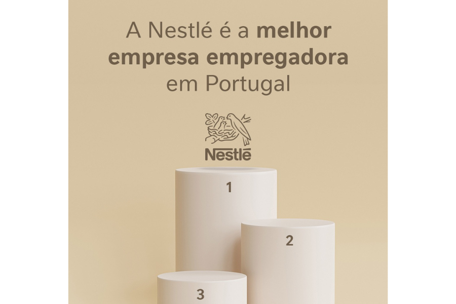 Com uma pontuao de 81,3 pontos, a Nestl  reconhecida como a melhor marca empregadora em Portugal
