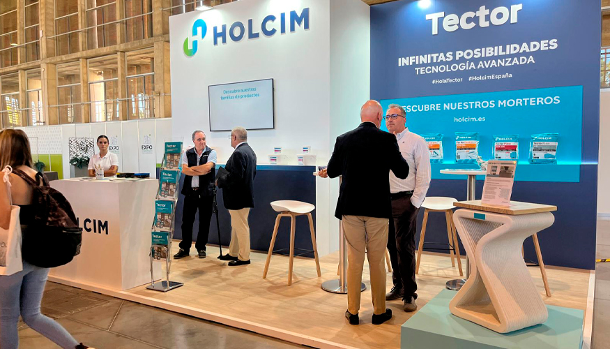 Stand de Holcim en ExpoConstruye