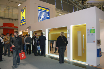 Hrmann stand in the BAU 2011