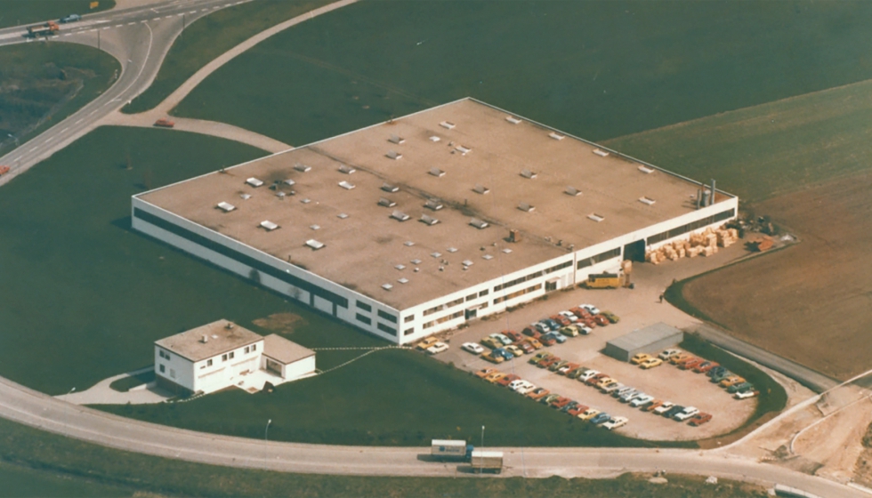 La sede principal en Maulburg en 1980. Source (Fuente): Busch Vacuum Solutions