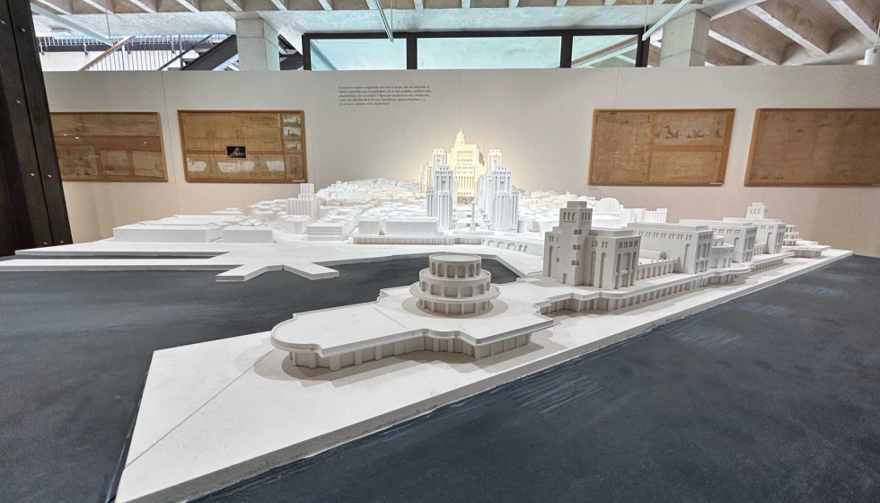 Instant�nea de la exposici�n Antonio Palacios...