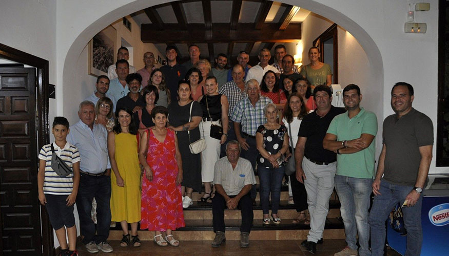 Foto de familia de los homenajeados