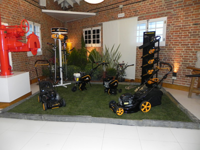 The mowers, along with other products McCulloch, set out in the presentation of products Gardenia