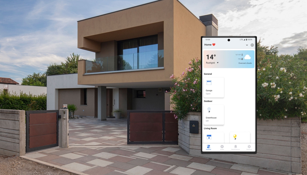 Desde MyNice App, el usuario puede controlar el acceso a su vivienda