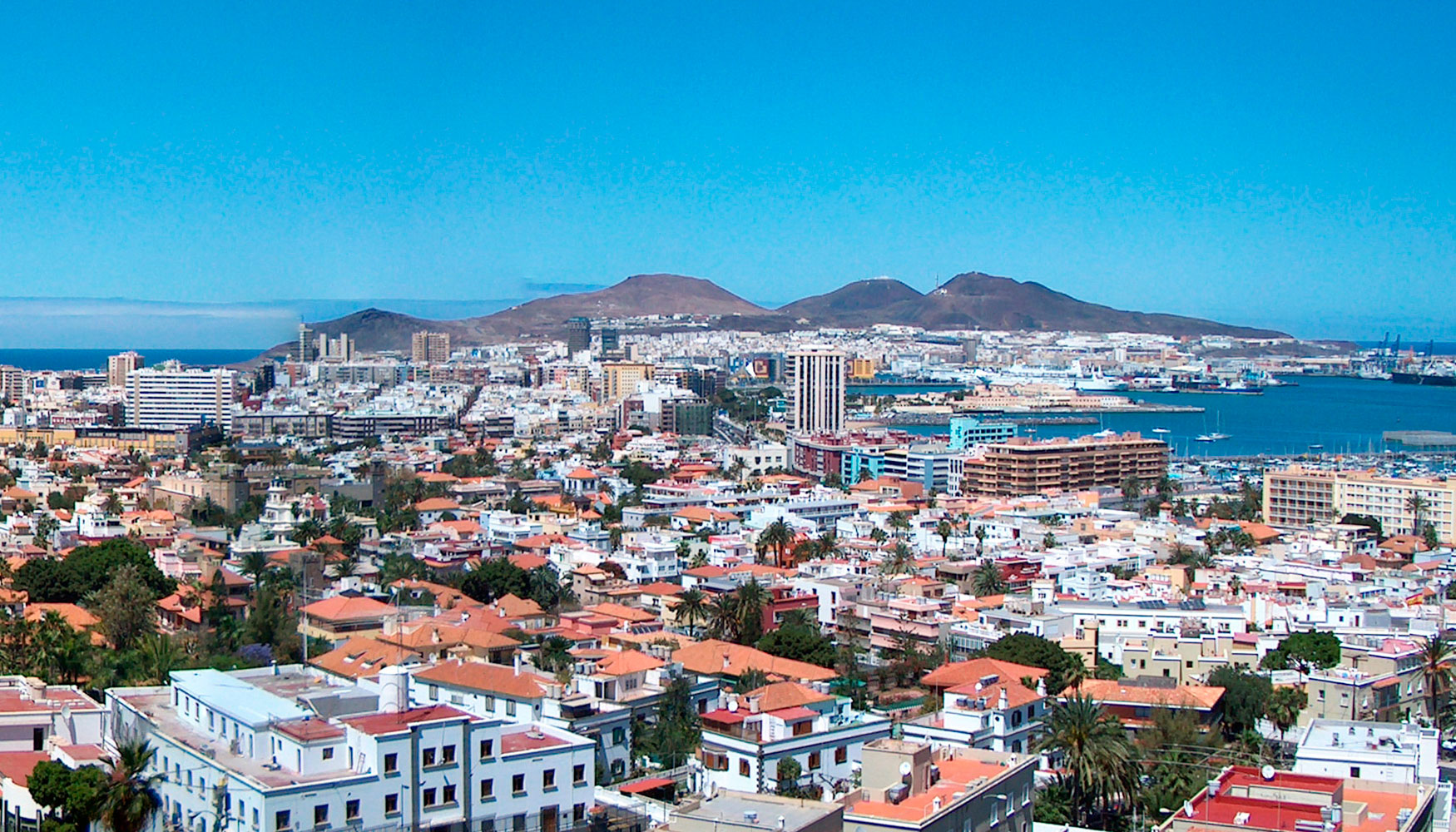 Imagen panormica de Las Palmas de Gran Canaria. Foto: Matti Mattila