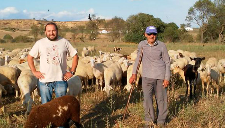 Familia Bolea Brosed, explotaci�n que obtuvo el premio a la Mejor Ganader�a del Concurso Nacional de Raza Rasa Aragonesa...