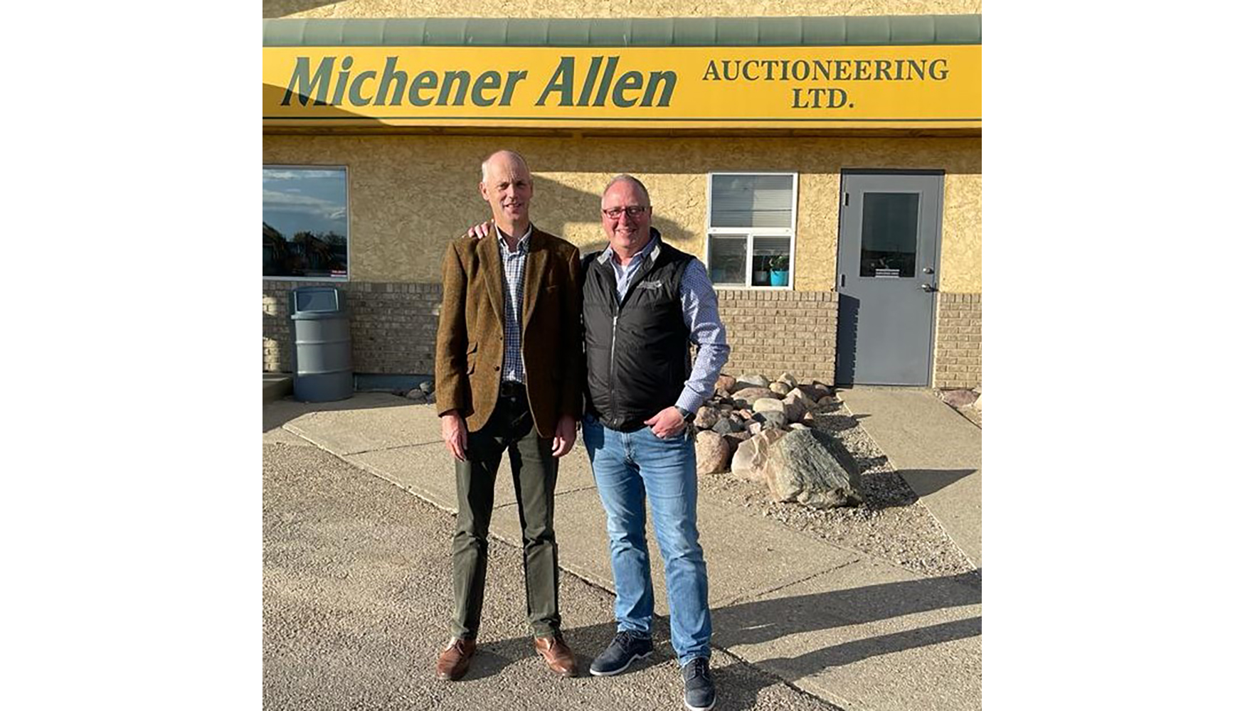 Derek Keys, fundador de Euro Auctions, e Ian Michener, codirector de Michener Allen