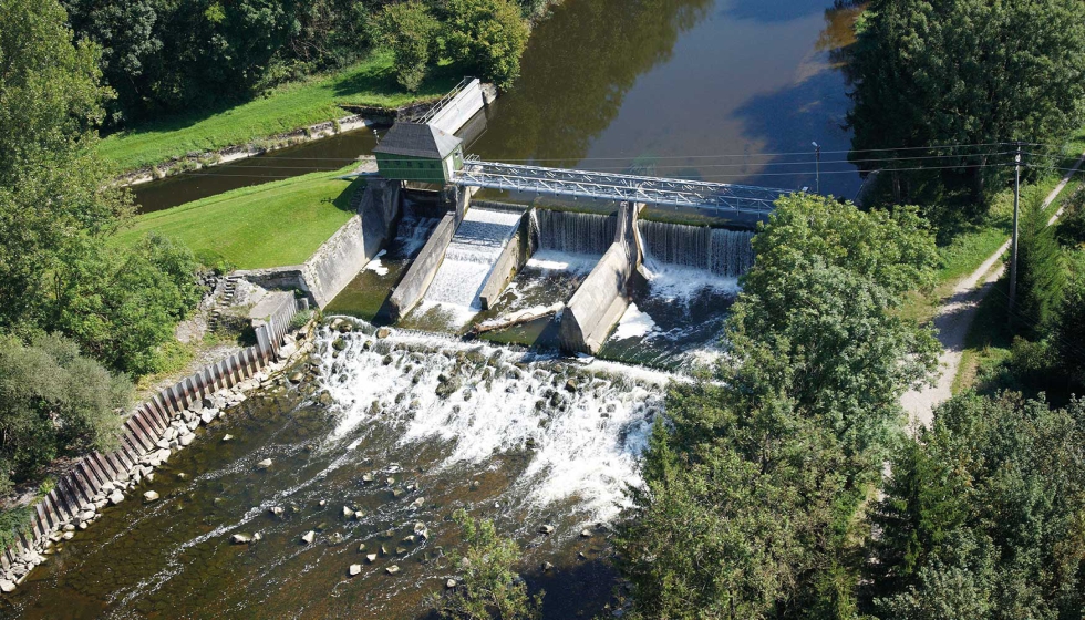 Central hidroelctrica propia ubicada en la sede bvara de Salamander  Salamander Industrie-Produkte GmbH