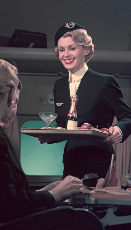 1954, uniforme Georgette de Trze. Foto: Air France