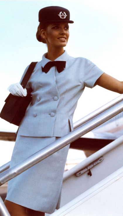 1969, uniforme firmado por Cristbal Balenciaga. Foto: Air France