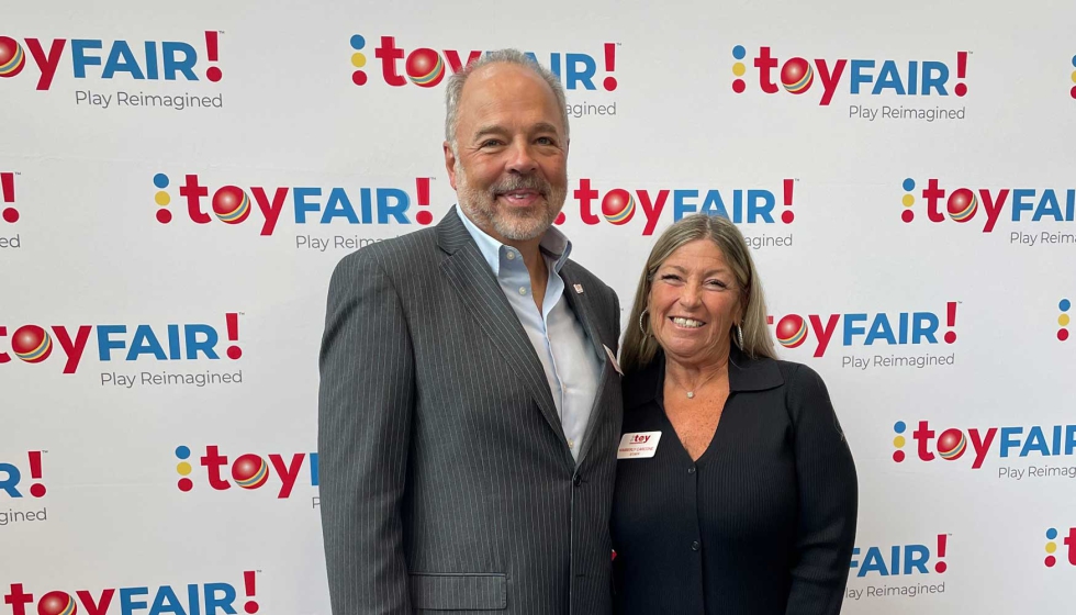 Steve Pasierb, CEO, y Kimberly Carcone, SVP global market events de The Toy Association