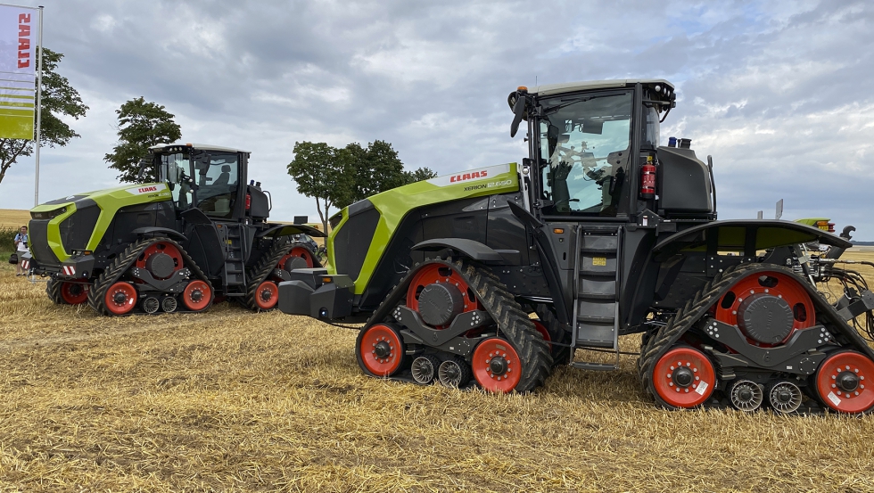 A CLAAS desenvolveu novas unidades de lagartas de trao positiva para o XERION 12