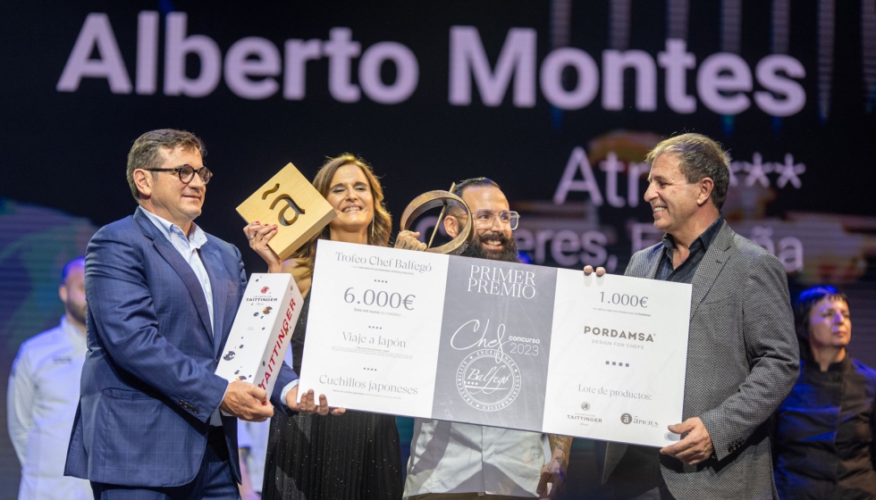 Alberto Montes, chef del restaurante Atrio*** (Cceres) se proclama Mejor chef del atn rojo de 2023