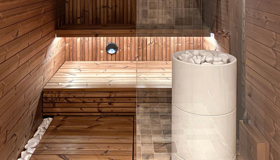 Proyecto de sauna realizado con madera Lunawood Thermowood