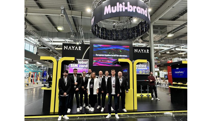 El equipo de Nayar en la feria de interlift 2023