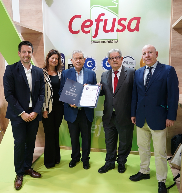 Cefusa certifies that its livestock farm has the highest qualifications in animal welfare