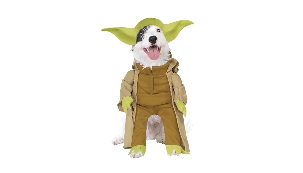 Disfraz de Yoda Deluxe para mascota de Rubies Spain