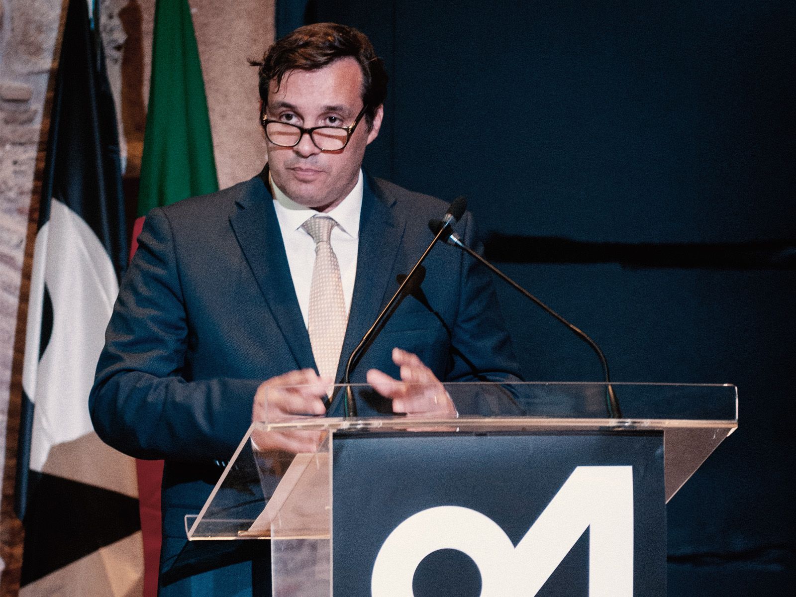 Avelino Oliveira na cerimnia de tomada de posse. Foto: OA