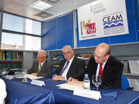 El Ceam y la Comunitat valenciana firman importantes acuerdos hidrolgicos