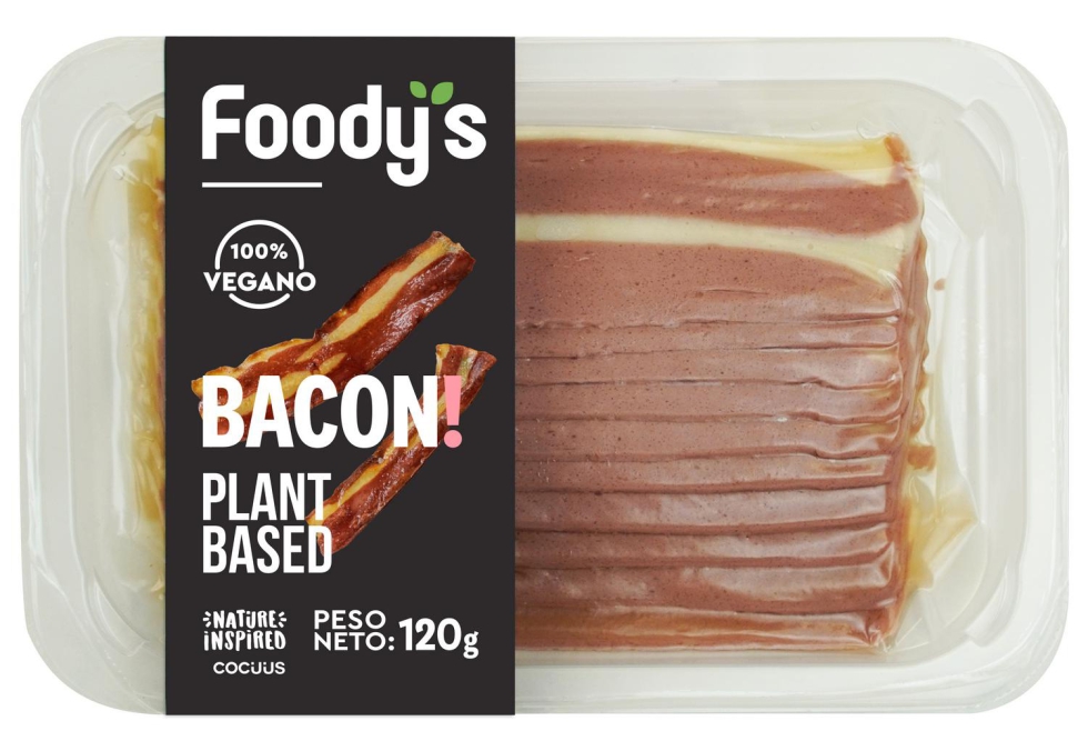 Foto de Dos empresas navarras crean el primer bacon vegetal impreso en 3D de venta en supermercado
