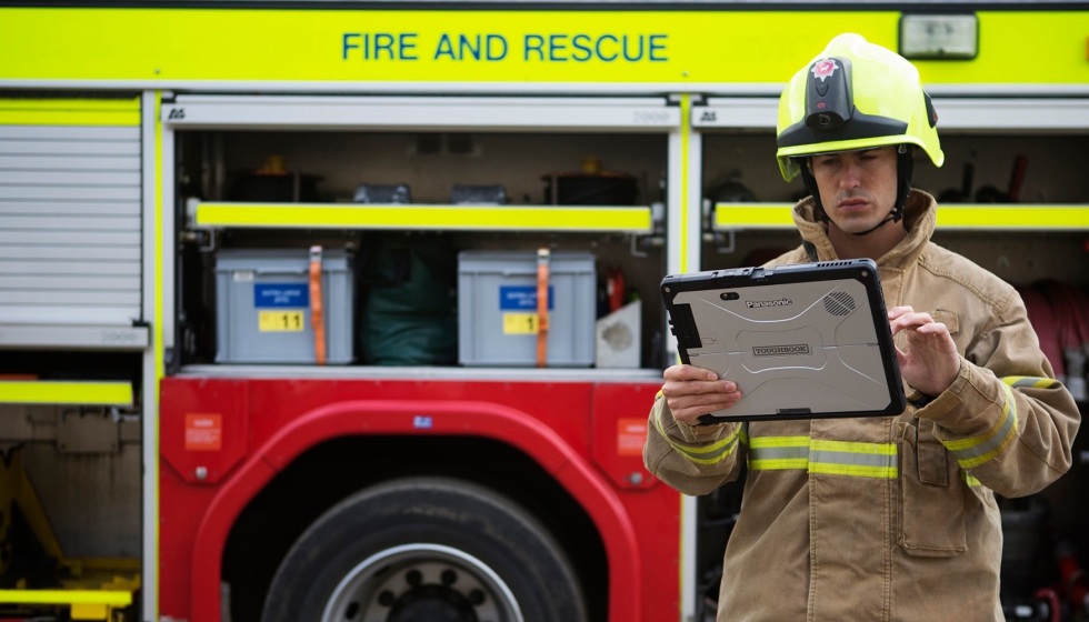 Panasonic Toughbook technology, to serve firefighters