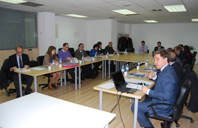 Among the participants in this first meeting of the Technical Committee of hospital logistics are representatives of Hospital Calahorra...