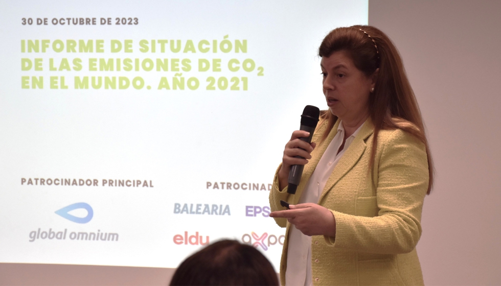 Elvira Carles, directora de la Fundacin Empresa & Clima durante la presentacin