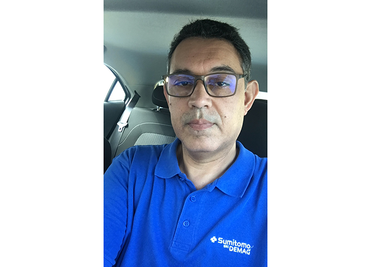 Alexandre Arantes, comercial experiente que trabalha h muitos anos com a marca Sumitomo (SHI) Demag, acaba de se juntar  equipa da CJP...