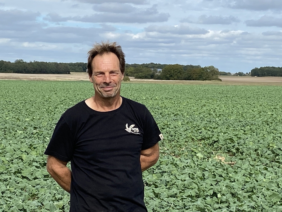 Frederic Bonlieu cultiva maz para semilla en rotacin con colza y trigo blando