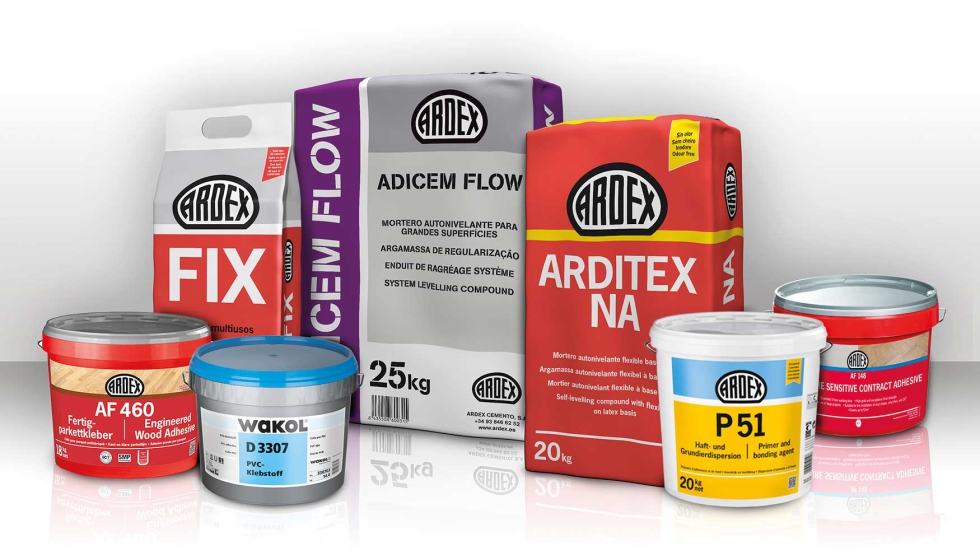 El grupo comercializa la marca Ardex-Wako con condiciones muy especiales y disponibilidad en stock de una selección de productos...