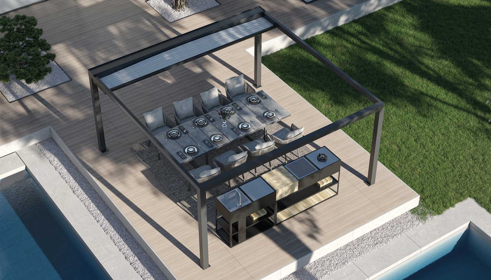 Keplan puede adaptarse a las ms diversas instalaciones al aire libre, tanto en entornos residenciales como Horeca...