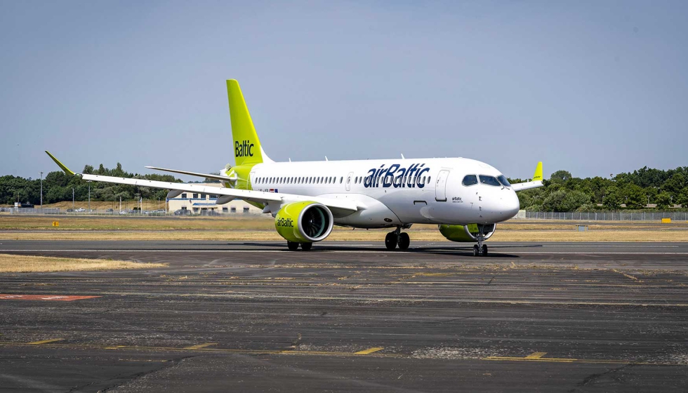 Con una flota de 44 A220-300, airBaltic es actualmente el mayor operador de A220-300 del mundo