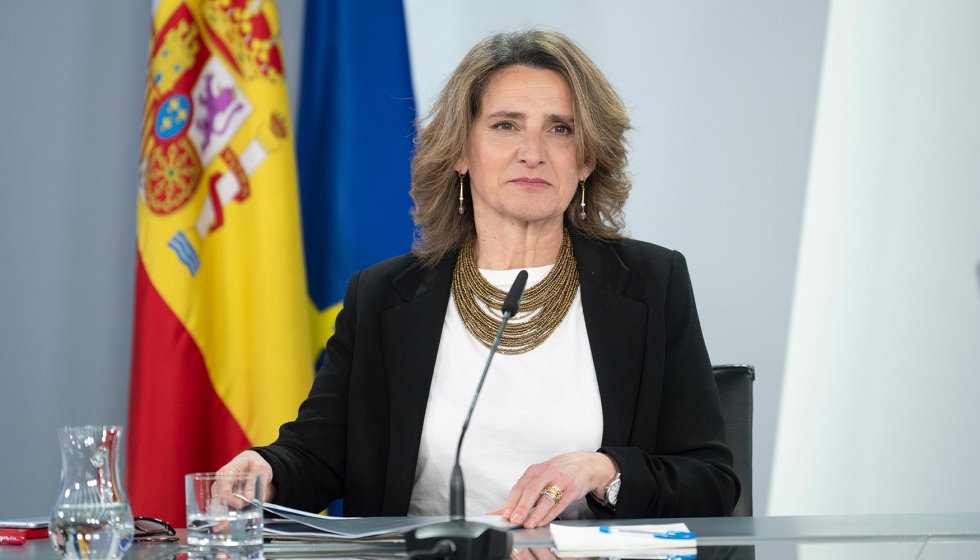 La vicepresidenta tercera del Gobierno y ministra en funciones para la Transicin Ecolgica y el Reto Demogrfico, Teresa Ribera...