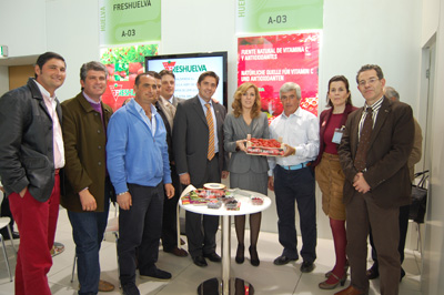 El equipo de Freshuelva dejando en alto el nombre de la fruta onubense en Alemania