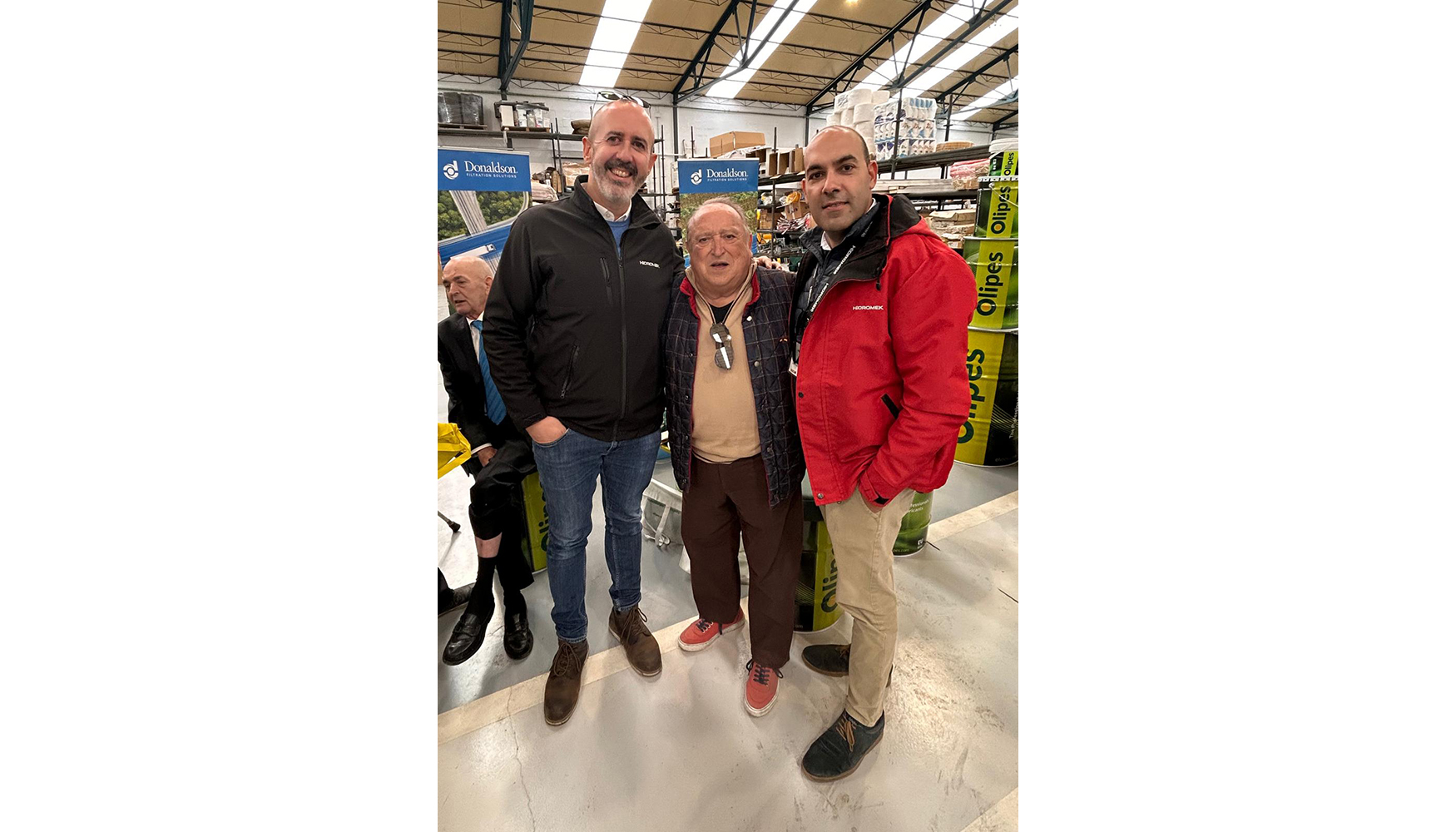 Julio Garca Ramiro, director de Servicio Postventa de Hidromek West, y Abel Mera Martn, director de Ventas para Espaa y Portugal de Hidromek West...