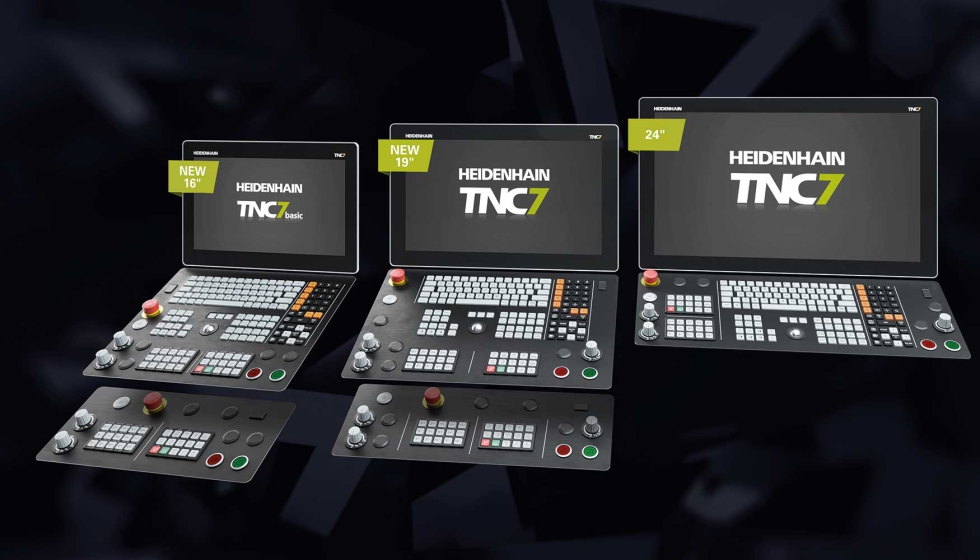 Tres tamaos de pantalla, dos niveles de rendimiento y teclados alternativos. Heidenhain ha expandido su cartera de productos TNC7 HMI...