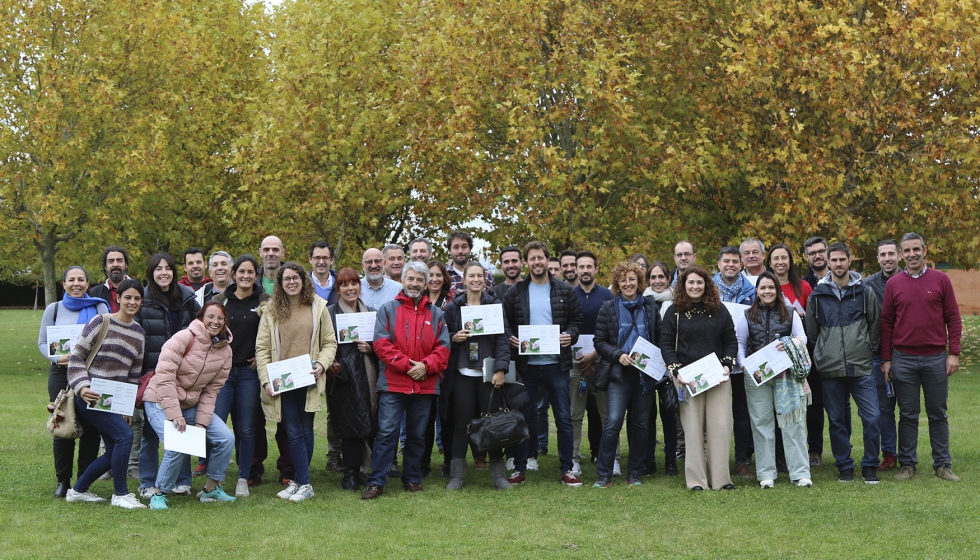 Foto de familia de los participantes en el curso Inmunoexpert, organizado por Boehringer Ingelheim Animal Health Espaa