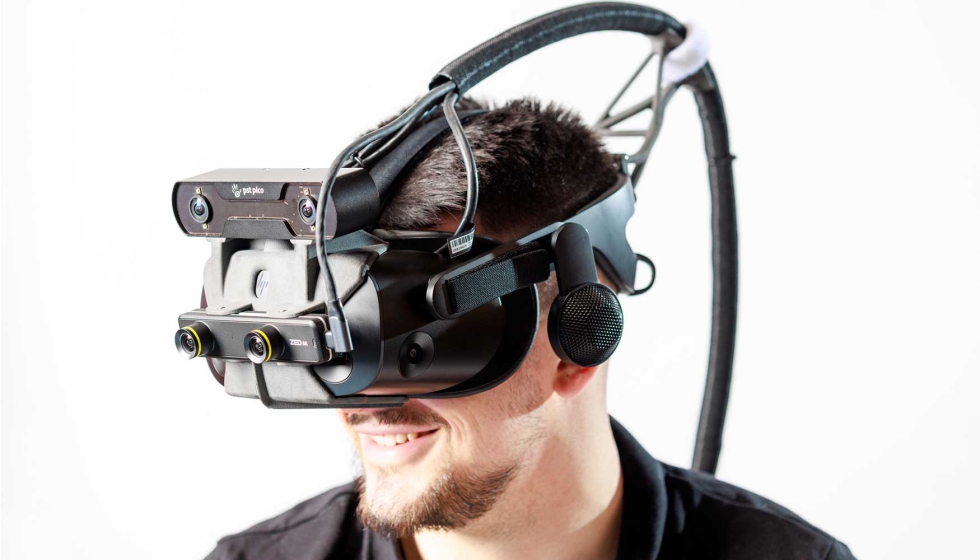 Las nuevas gafas de realidad virtual son la pieza central que hacen posible la simulacin de soldadura en un entorno realista con realidad aumentada...