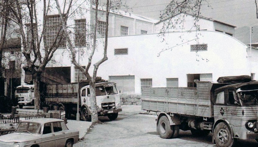 Imagen de la antigua fbrica de Picart en Sant Pere de Vilamajor (aos 60')