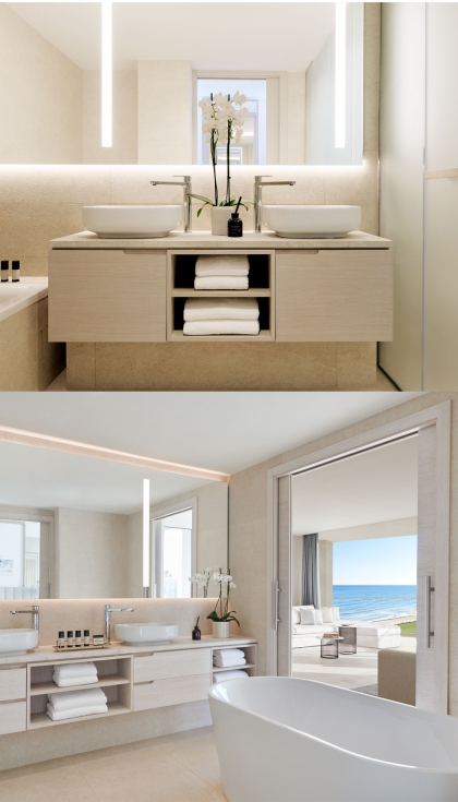 Las baeras de Ideal Standard se han convertido en un smbolo de lujo de este galardonado complejo hotelero situado en Estepona (Mlaga)...