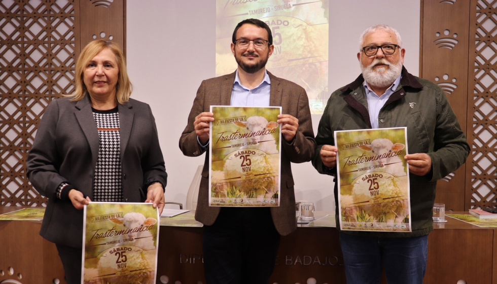 Rosa Mar�a Araujo, alcaldesa de Tamurejo; Francisco Buenavista, diputado de Desarrollo Rural...