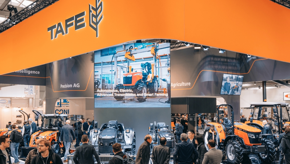 Stand de TAFE en Agritechnica 2023