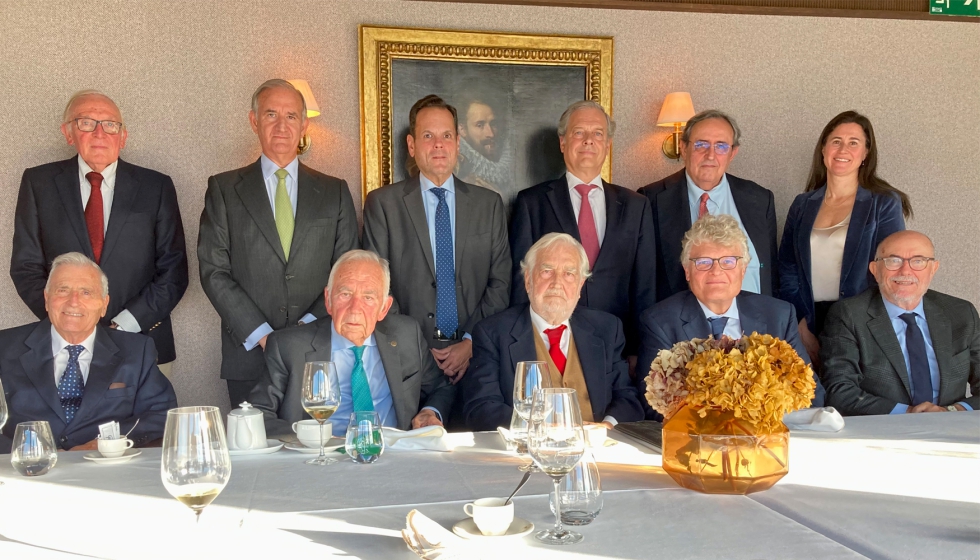 Foto del encuentro de los expresidentes de Tecniberia