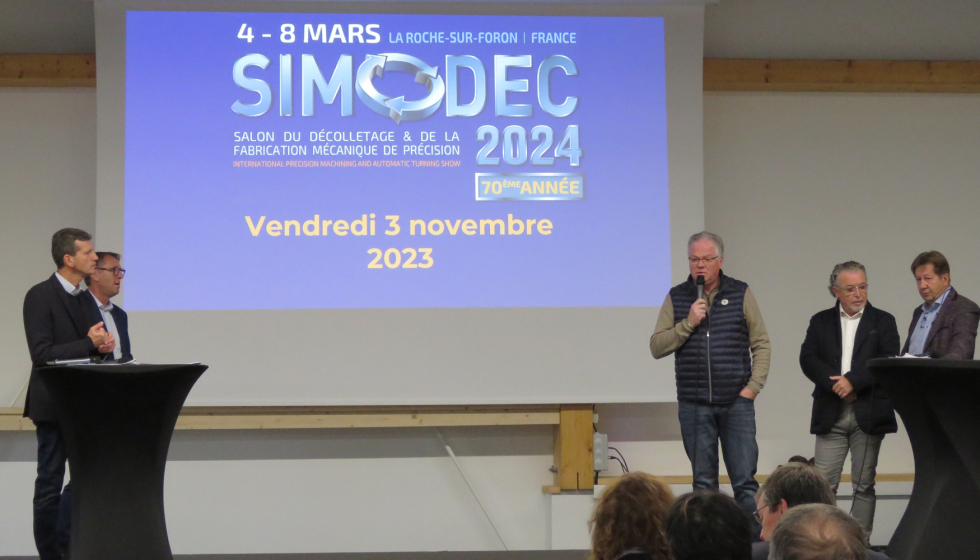A principios de noviembre de 2023, una cincuentena de expositores acept la invitacin de Rochexpo para asistir a la presentacin de Simodec 2024...