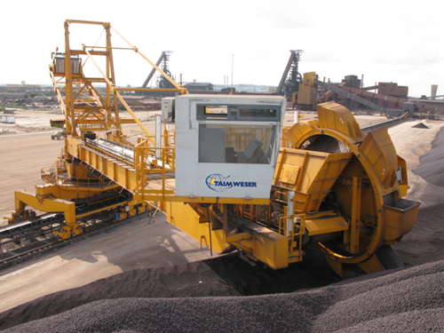 The supply of the Taim Weser group includes all the equipment needed to carry out operations of transport, storage and collection of Park iron ore...