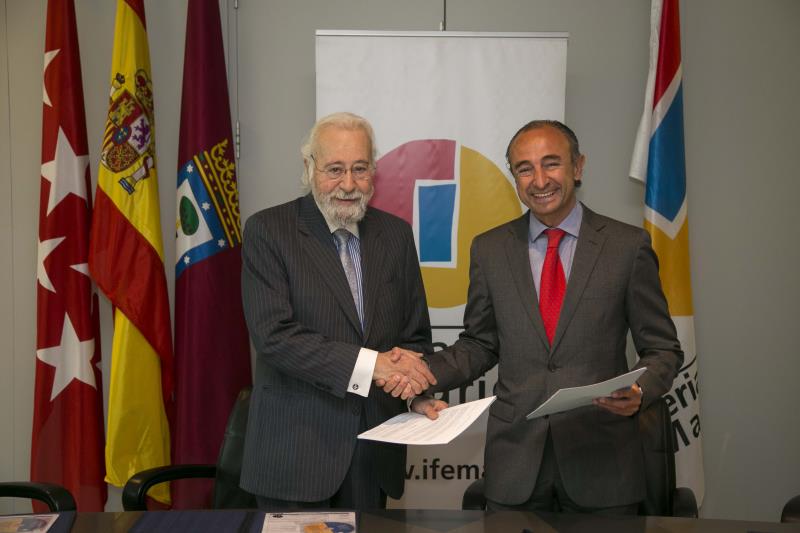 Ignacio Estells Rey, presidente de AMBE, y Luis Eduardo Corts, presidente ejecutivo de IFEM